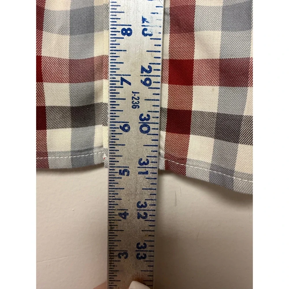 The North Face Mens Plaid Button Down Long Sleeve‎ Shirt - Medium